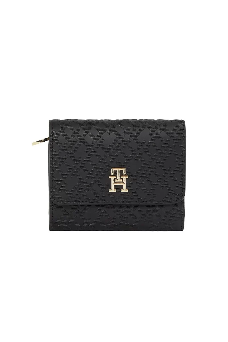 Tommy Hilfiger Kadın Sentetik Deri Siyah Cüzdan