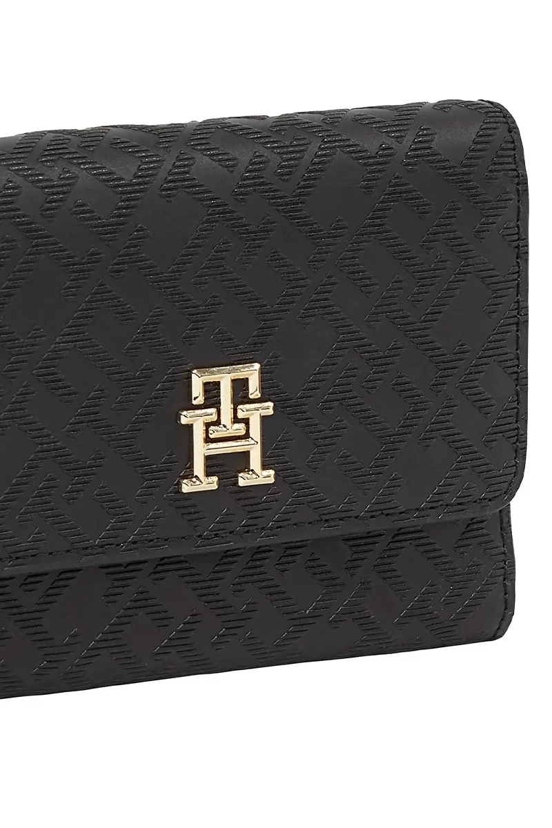 Tommy Hilfiger Kadın Sentetik Deri Siyah Cüzdan