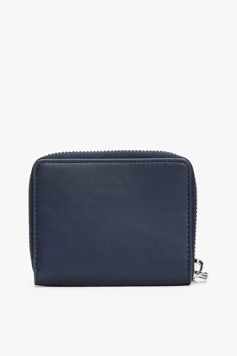 Tommy Hilfiger Temel Zip-Around Kadın Lacivert Cüzdanı