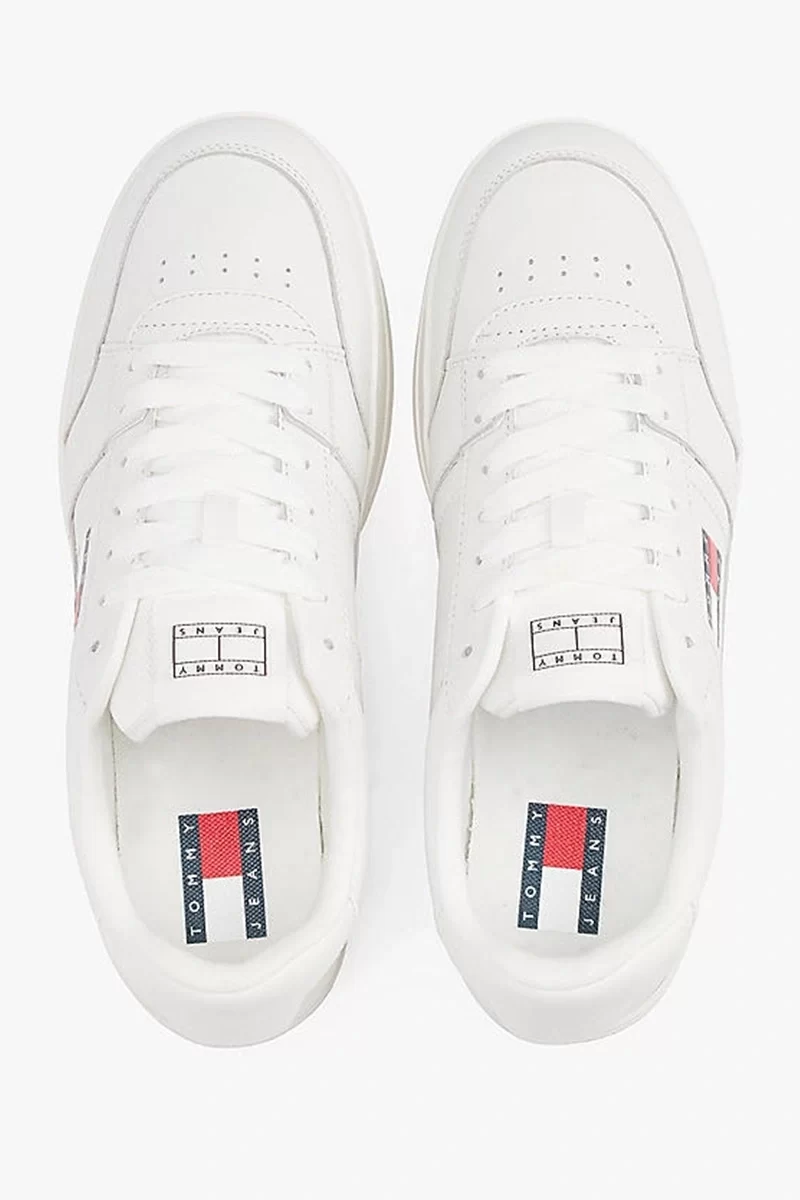 Tommy Hilfiger Erkek Beyaz Greenwich Essential Deri  Sneaker