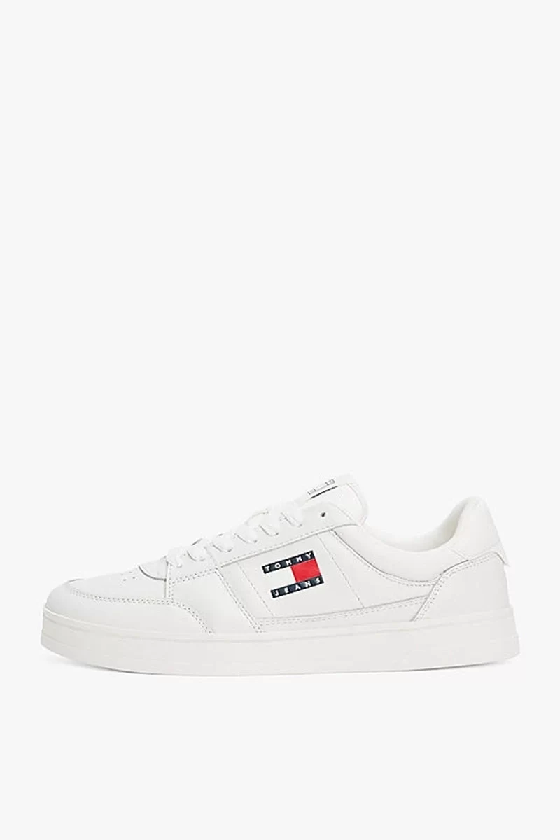 Tommy Hilfiger Erkek Beyaz Greenwich Essential Deri  Sneaker