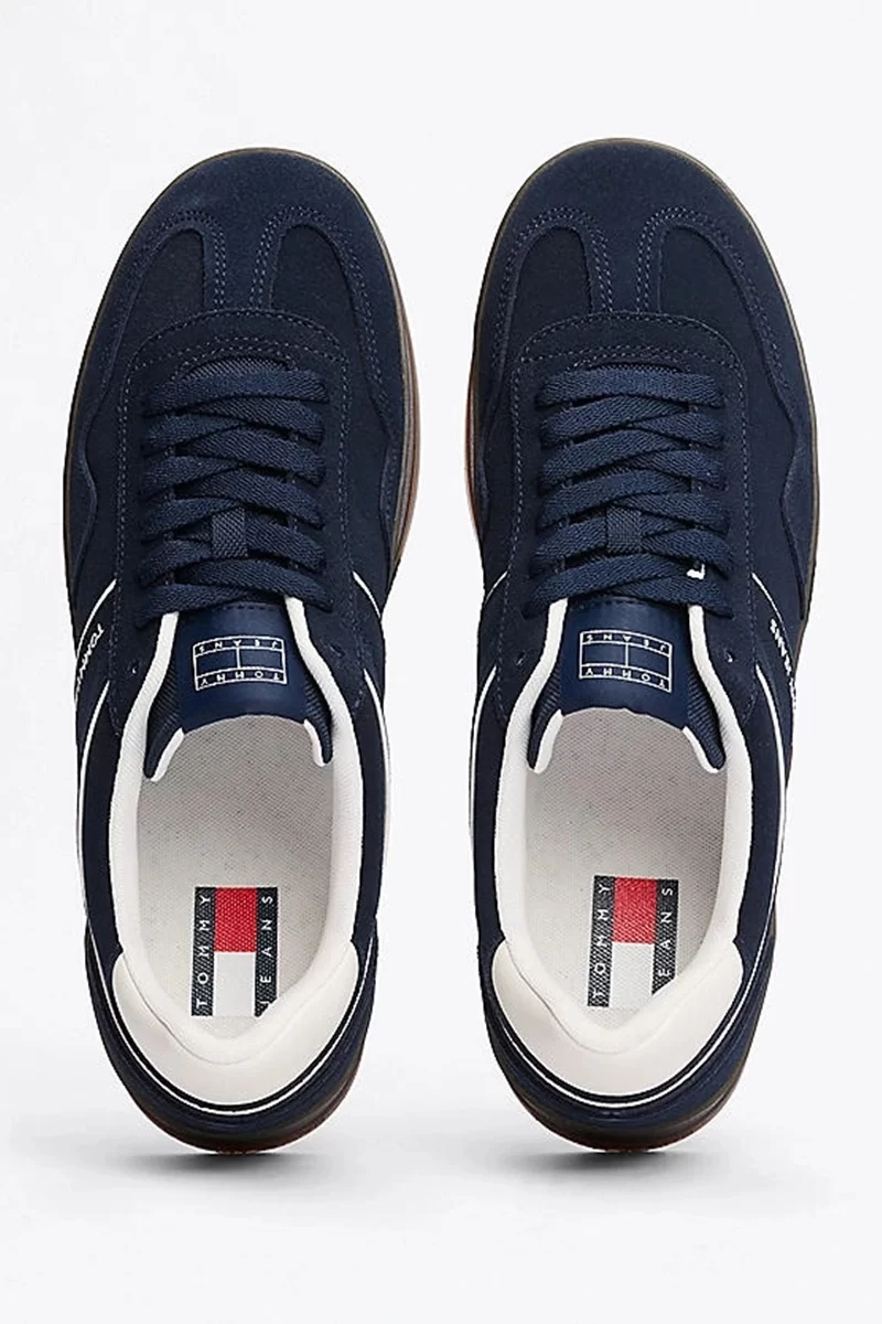 Tommy Hilfiger Erkek Lacivert Greenwich Süet Sneaker