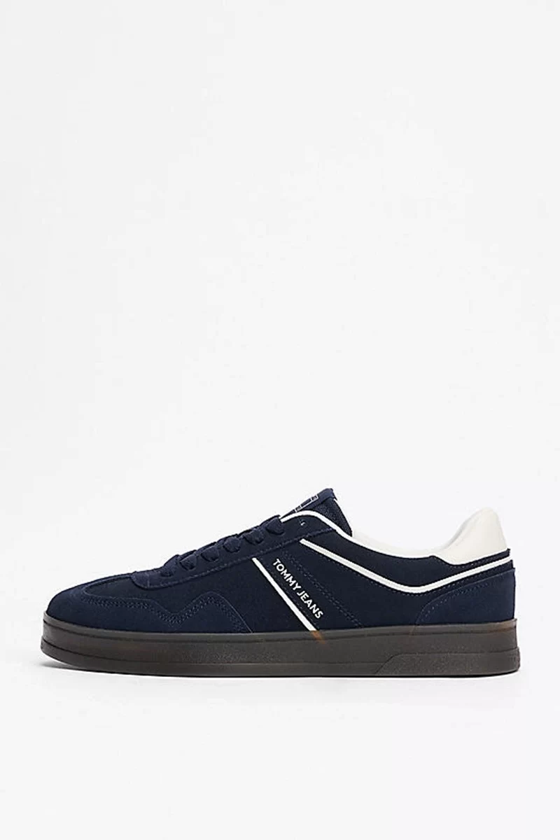 Tommy Hilfiger Erkek Lacivert Greenwich Süet Sneaker
