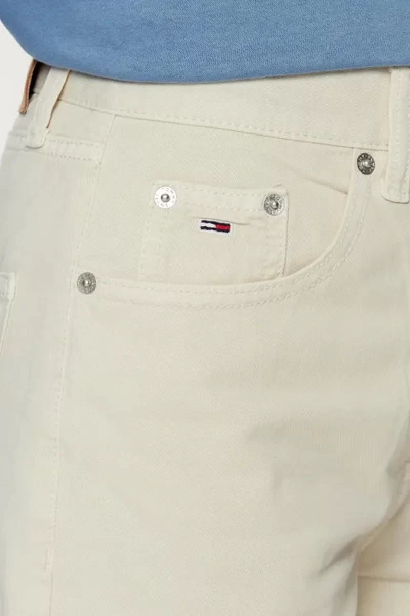 Tommy Hilfiger Kadın Beyaz Yüksek Bel Kot Pantolon
