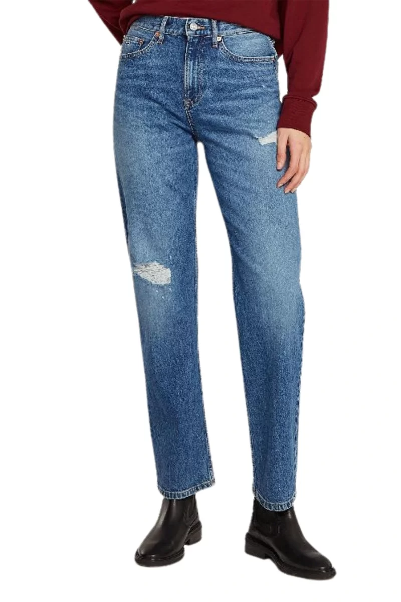 Tommy Jeans Kadın Izzie DH6135 Slim Kot Pantolon