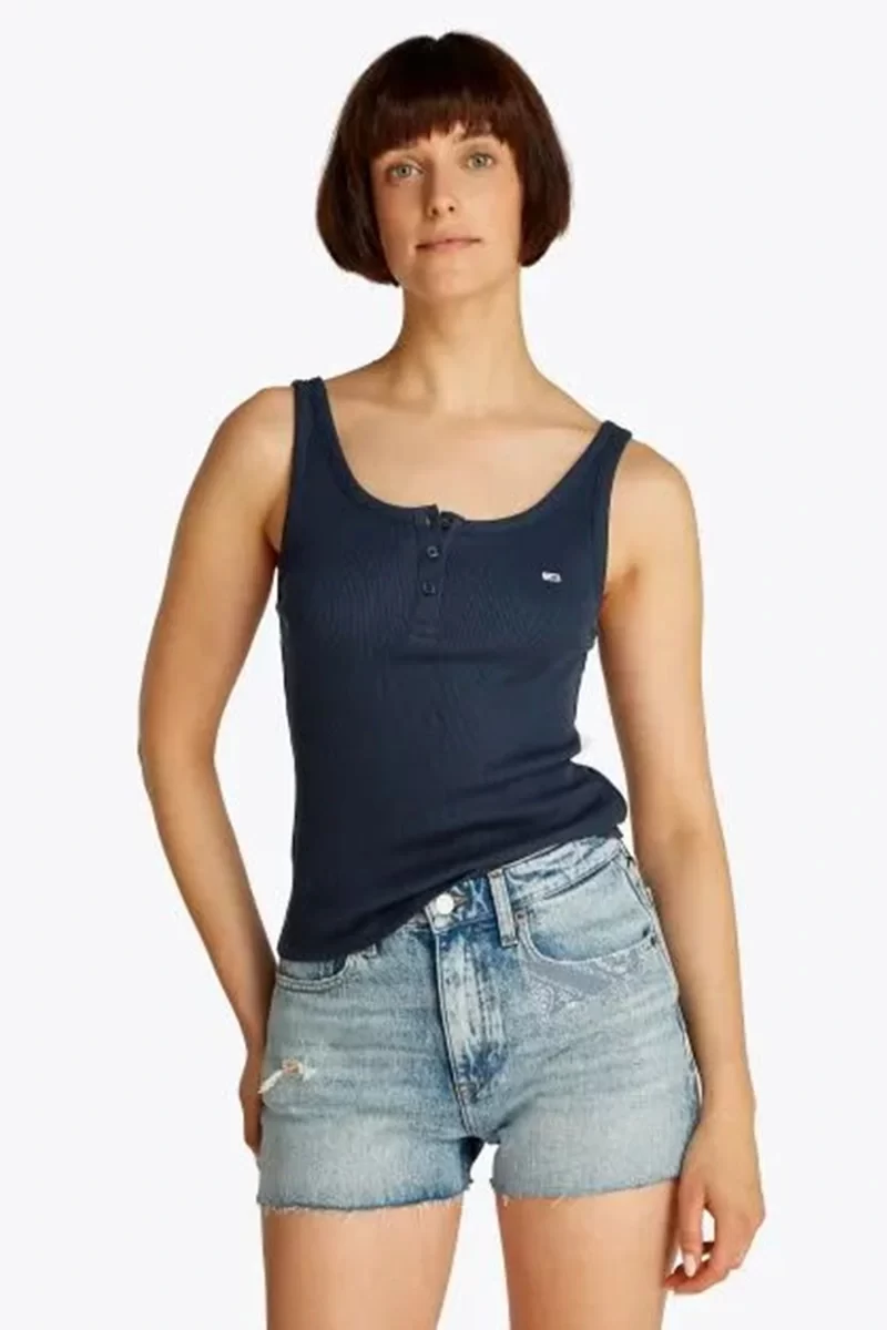 Tommy  Jeans  Kadın Logolu  İnce Atlet