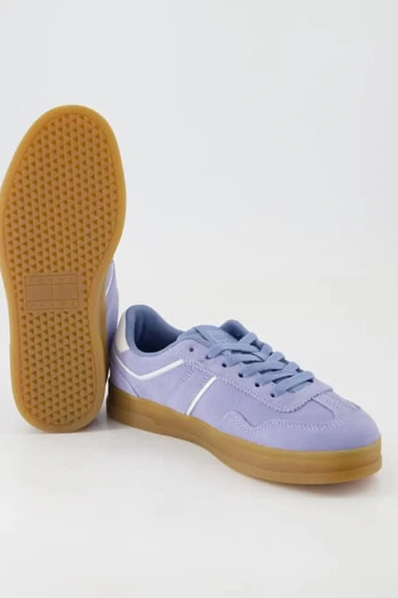 Tommy Hilfiger Kadın Mavi Greenwich Süet Sneaker