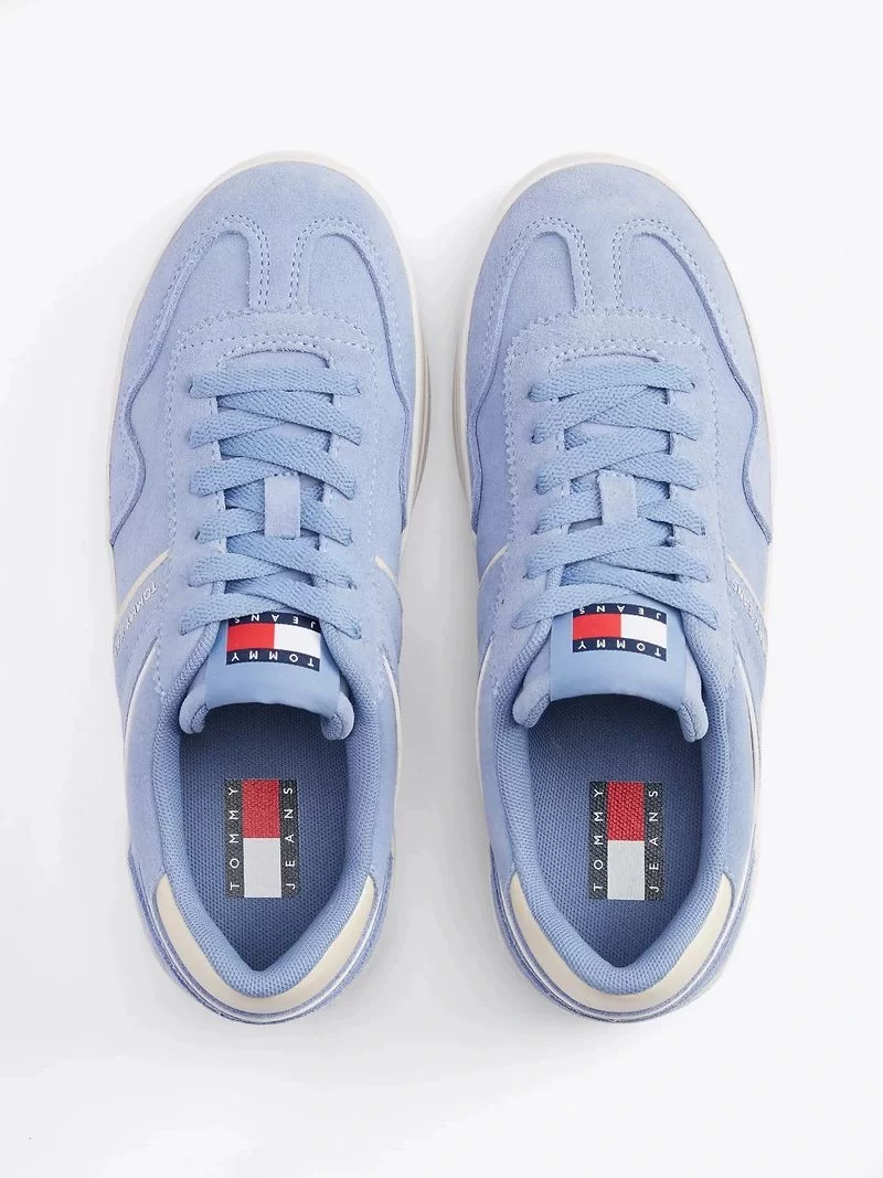 Tommy Hilfiger Kadın Mavi Greenwich Süet Spor Sneaker