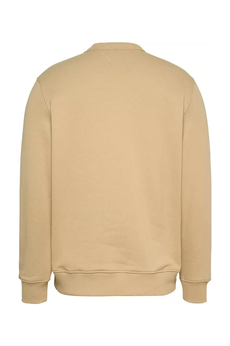 Tommy Hilfiger Logolu Erkek Bej Kazak