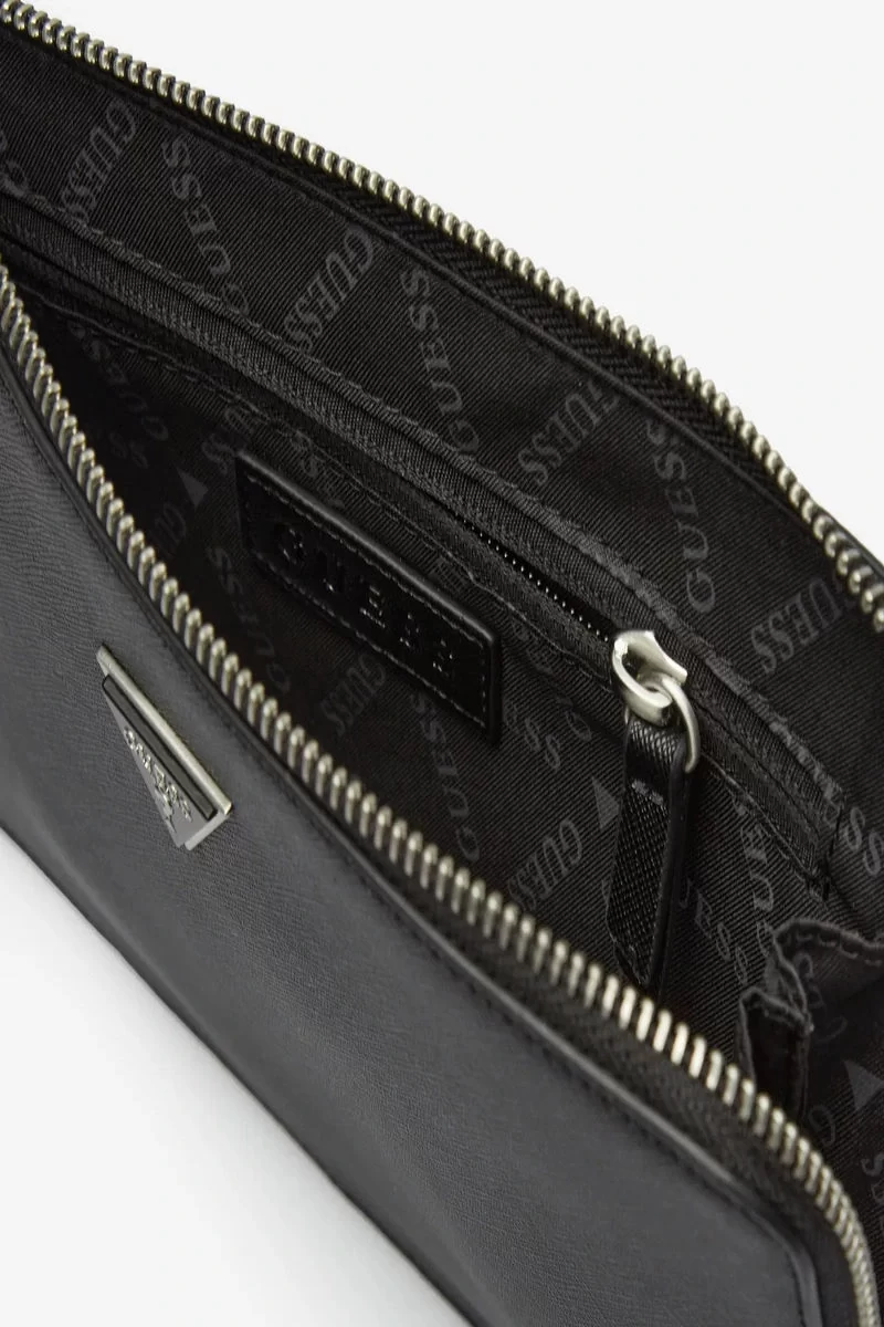 Guess Torıno Clutch Erkek Siyah El Çantası HMTOSAP4255-BLA