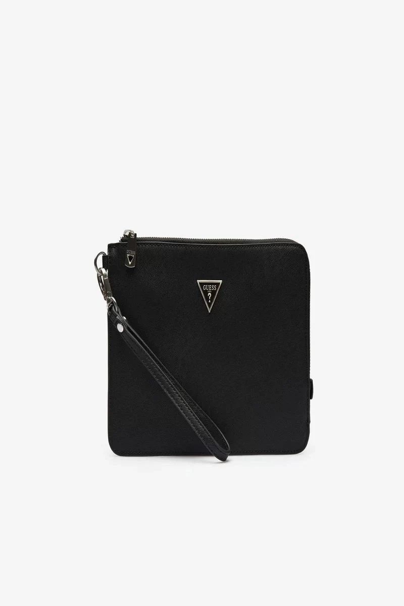 Guess Torıno Clutch Erkek Siyah El Çantası HMTOSAP4255-BLA