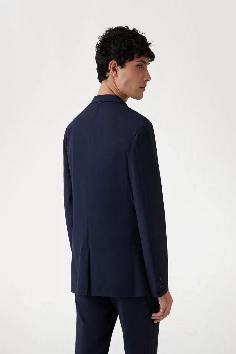 Guess Tyron Blazer Erkek Lacivert Ceket M5RN09WGUP2-G7V2
