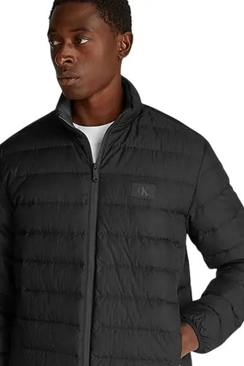 Calvin Klein Erkek Regular Fit Siyah Şişme Mont