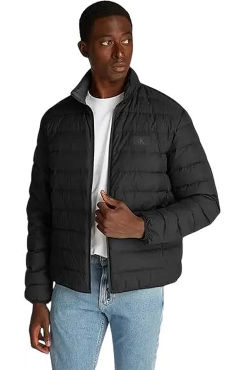 Calvin Klein Erkek Regular Fit Siyah Şişme Mont