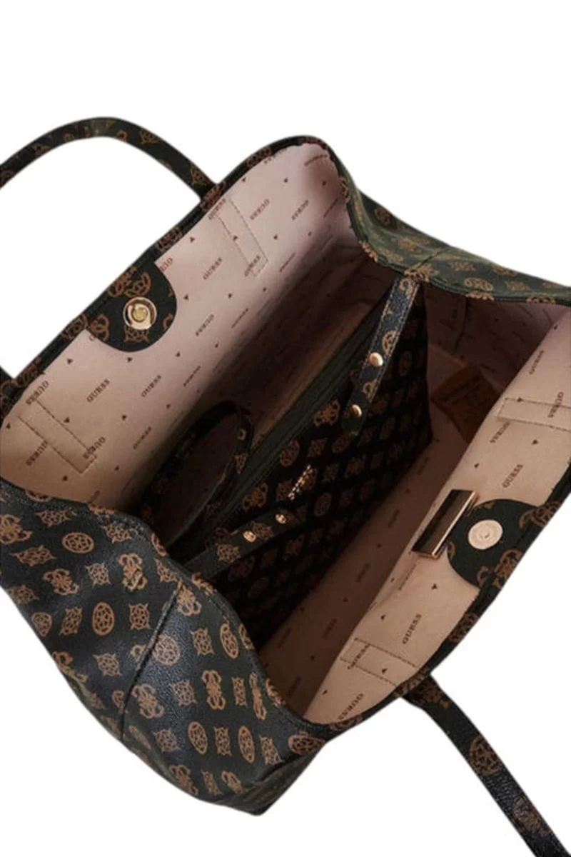 Guess Eco Vıcttorıa Lrg 2 In 1 Tote Kadın Kahverengi El Çantası HWEPQ951429-BRO