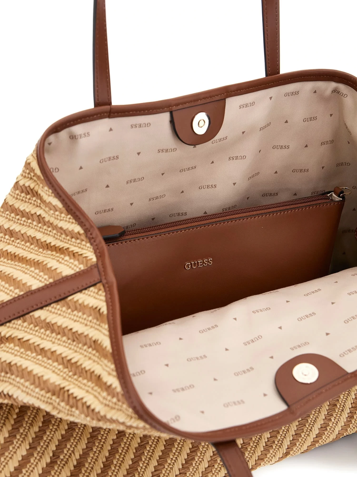 Guess Vıkky Iı Large 2 In 1 Tote Kadın Multicolor Omuz Çantası HWWS9318290-NTC