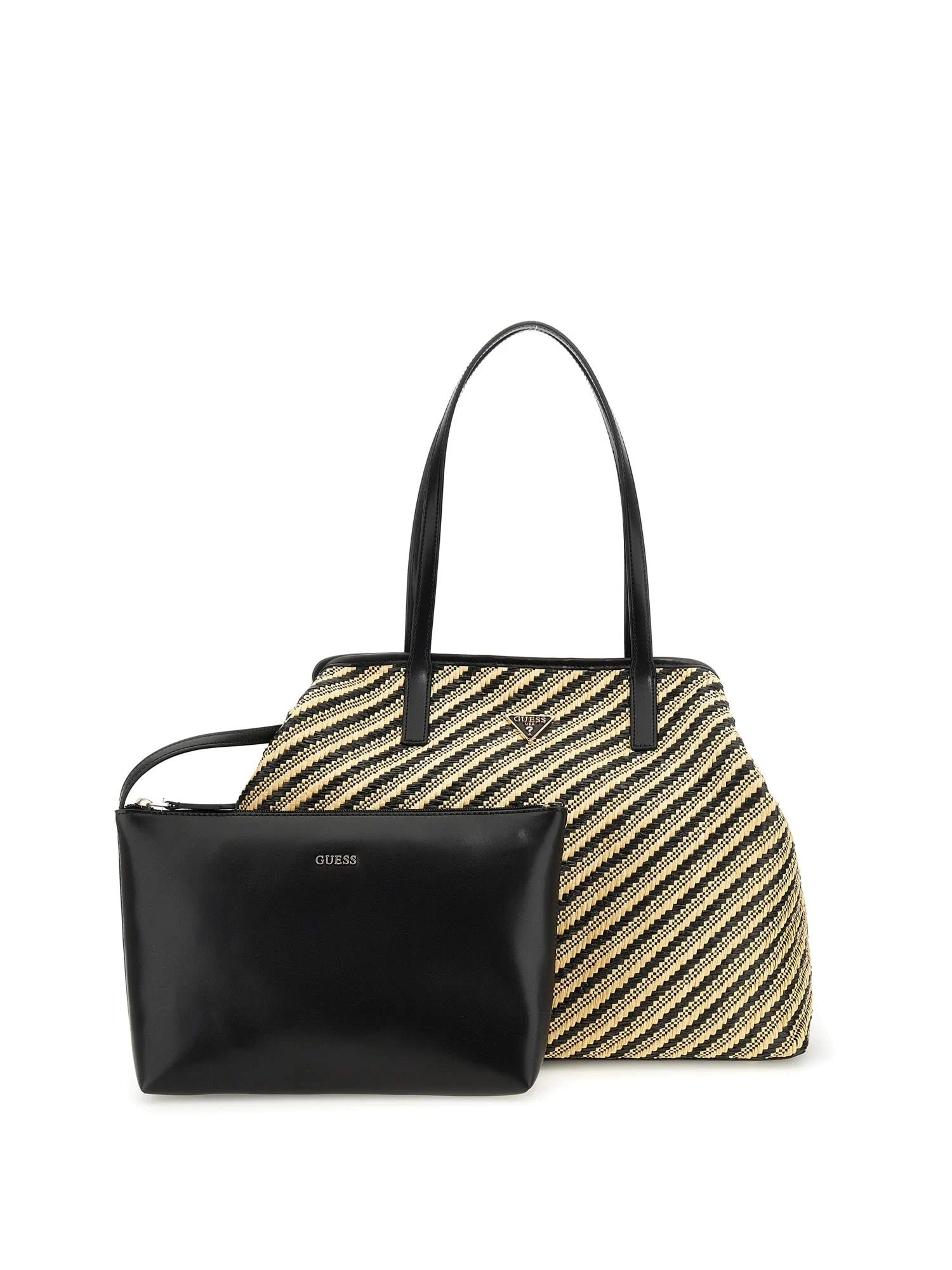 Guess Vıkky Iı Large 2 In 1 Tote Kadın Siyah Omuz Çantası HWWS9318290-NTB