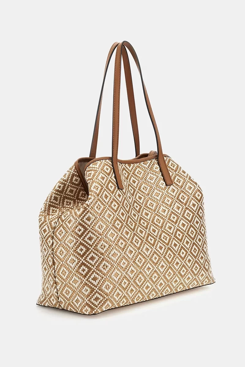 Guess Vıkky Iı Large Tote Kadın Kahverengi El Çantası HWWR9318290-COG