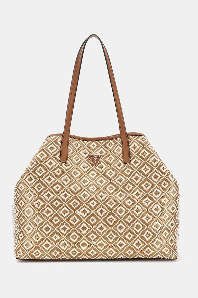 Guess Vıkky Iı Large Tote Kadın Kahverengi El Çantası HWWR9318290-COG