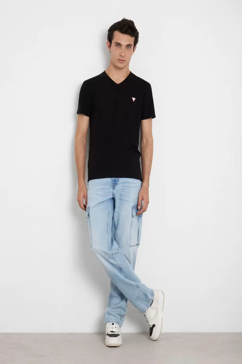 Guess Vn Ss Core Tee Str Erkek Siyah T-Shirt M2YI32J1314-JBLK