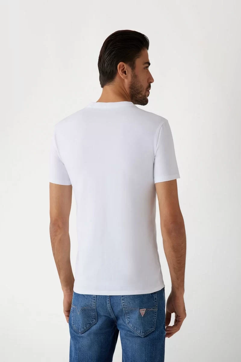 Guess Vn Ss Core Tee Str Erkek Beyaz T-Shirt M2YI32J1314-G011