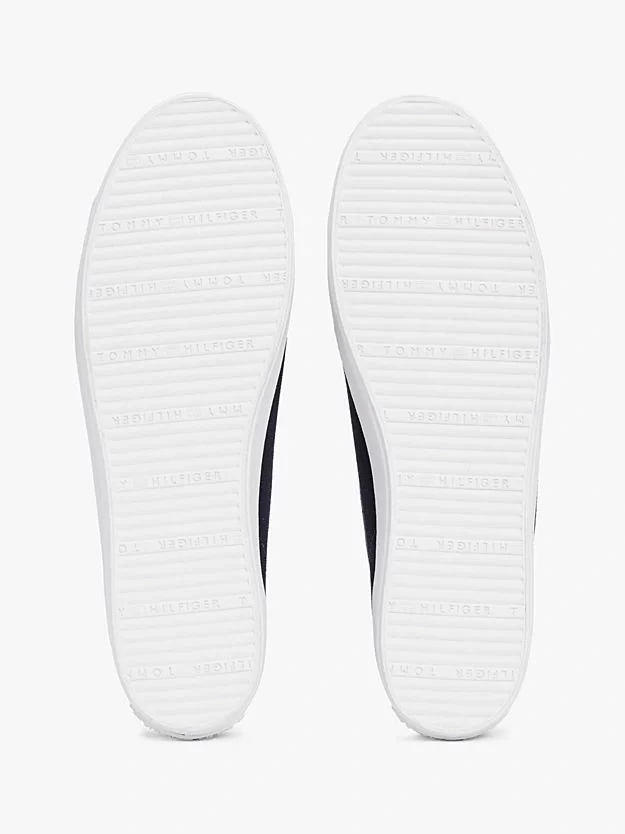 Tommy Hilfiger Kadın Lacivert Kanvas Sneaker