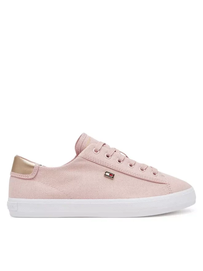 Tommy Hilfiger Kadın Pembe  Logolu Sneaker