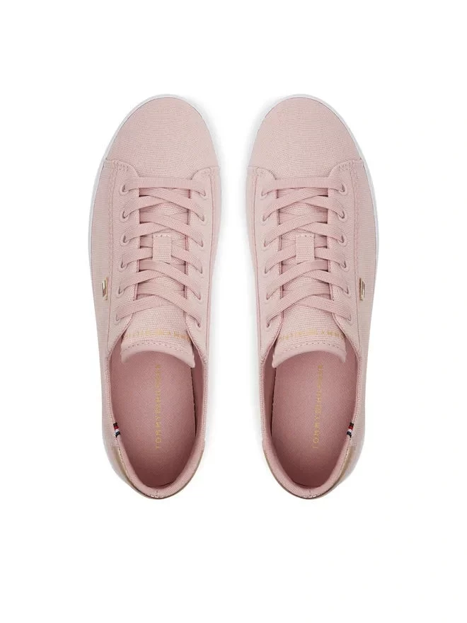 Tommy Hilfiger Kadın Pembe  Logolu Sneaker