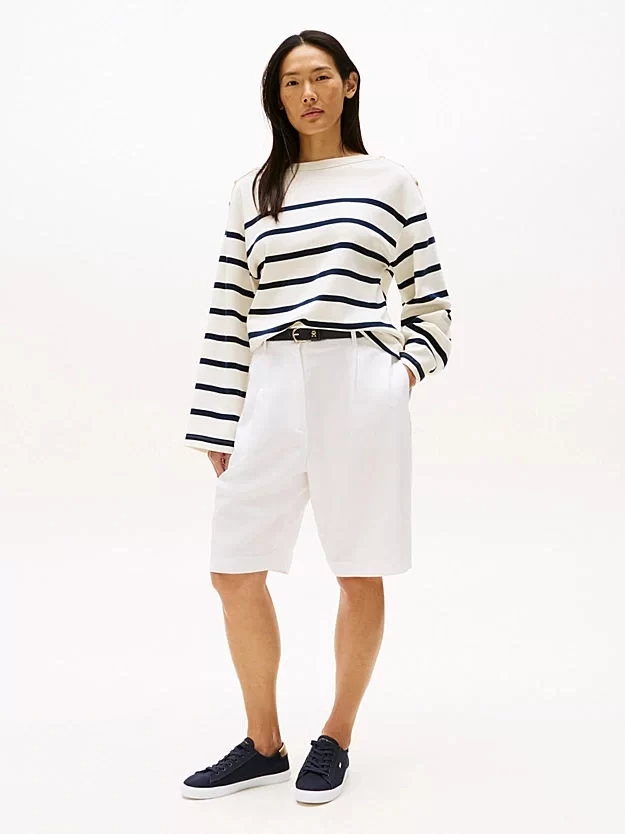 Tommy Hilfiger Kadın Lacivert Kanvas Sneaker