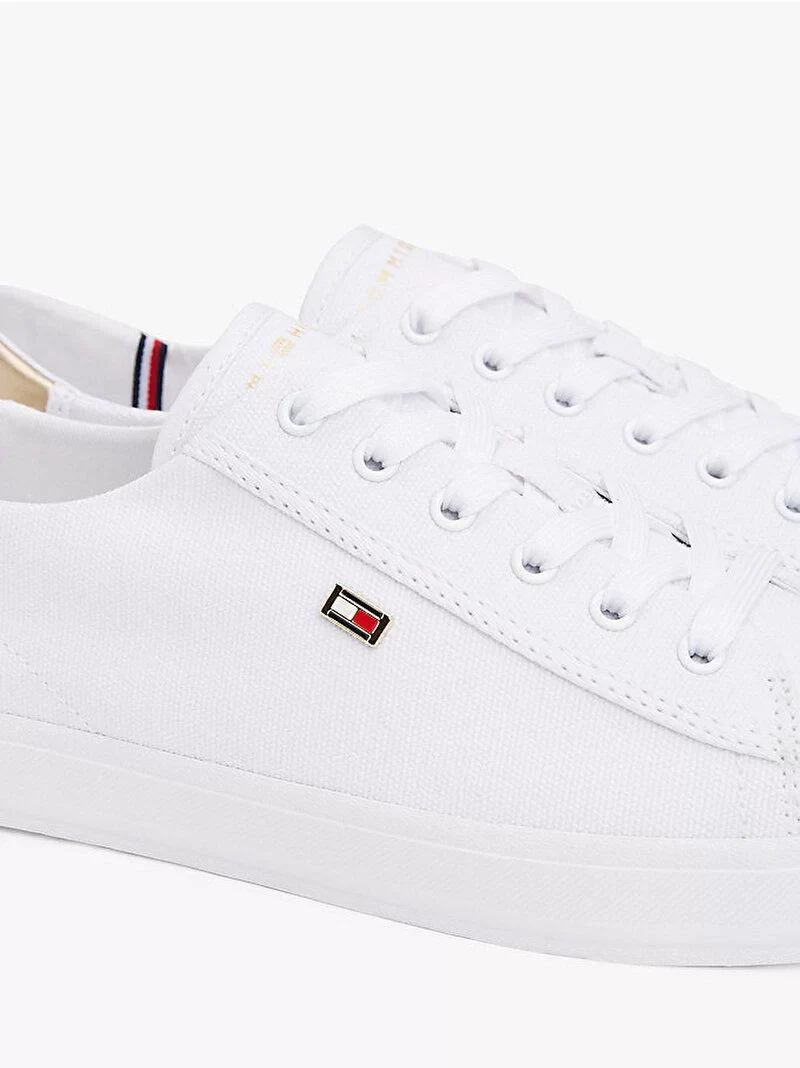 Tommy Hilfiger Kadın Kanvas Bağcıklı Sneaker