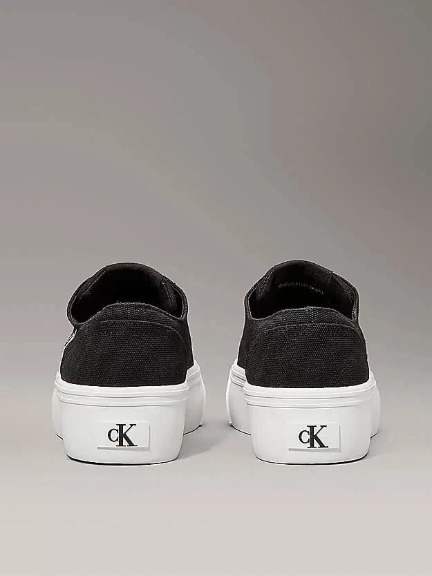Calvin Klein Kadın Siyah Logolu Sneaker