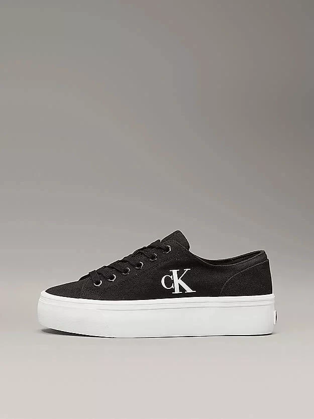 Calvin Klein Kadın Siyah Logolu Sneaker