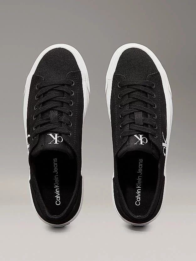 Calvin Klein Kadın Siyah Logolu Sneaker