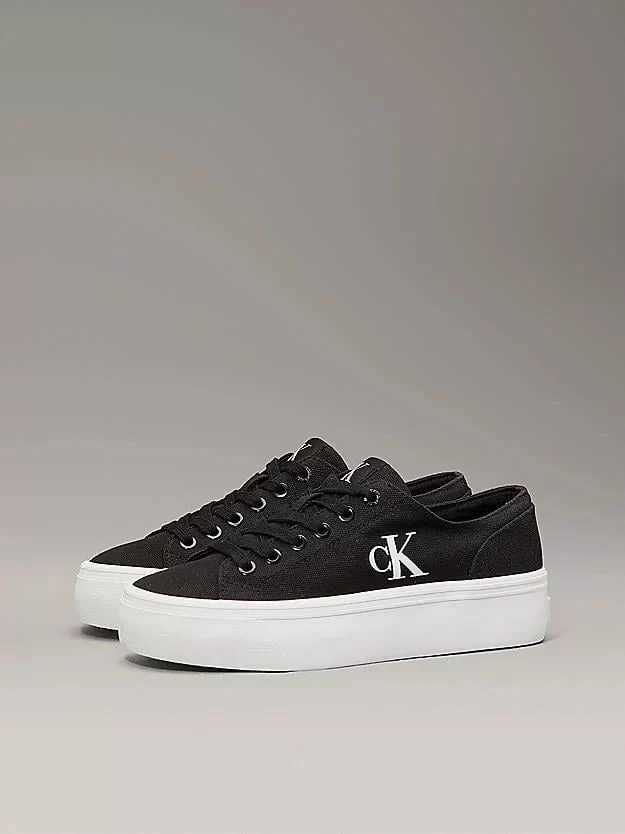 Calvin Klein Kadın Siyah Logolu Sneaker