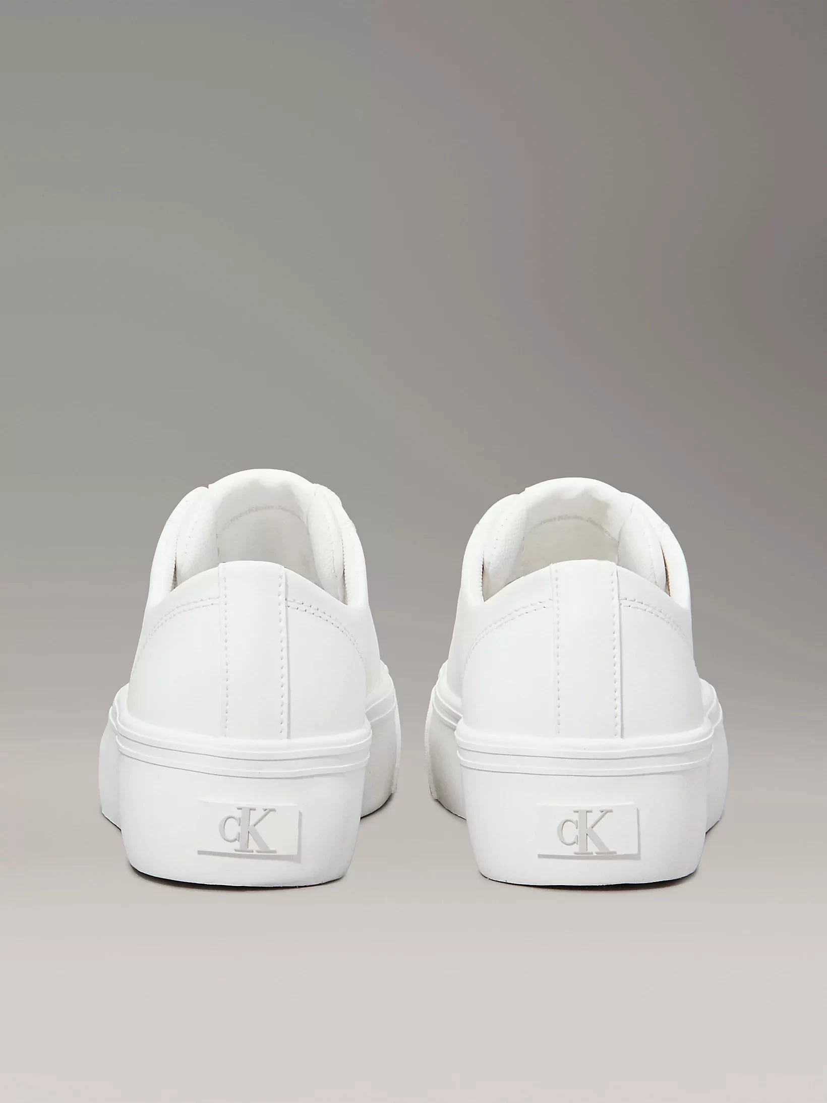 Calvin Klein Kadın Beyaz Platform Logolu Sneaker