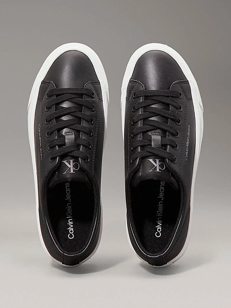 Calvin Klein Kadın Siyah Platform Logolu Sneaker