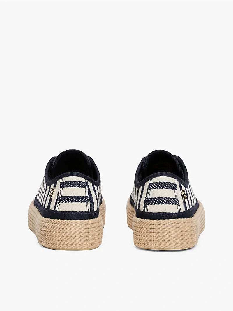 Tommy Hilfiger Kadın İpli Vulkanize Sneaker