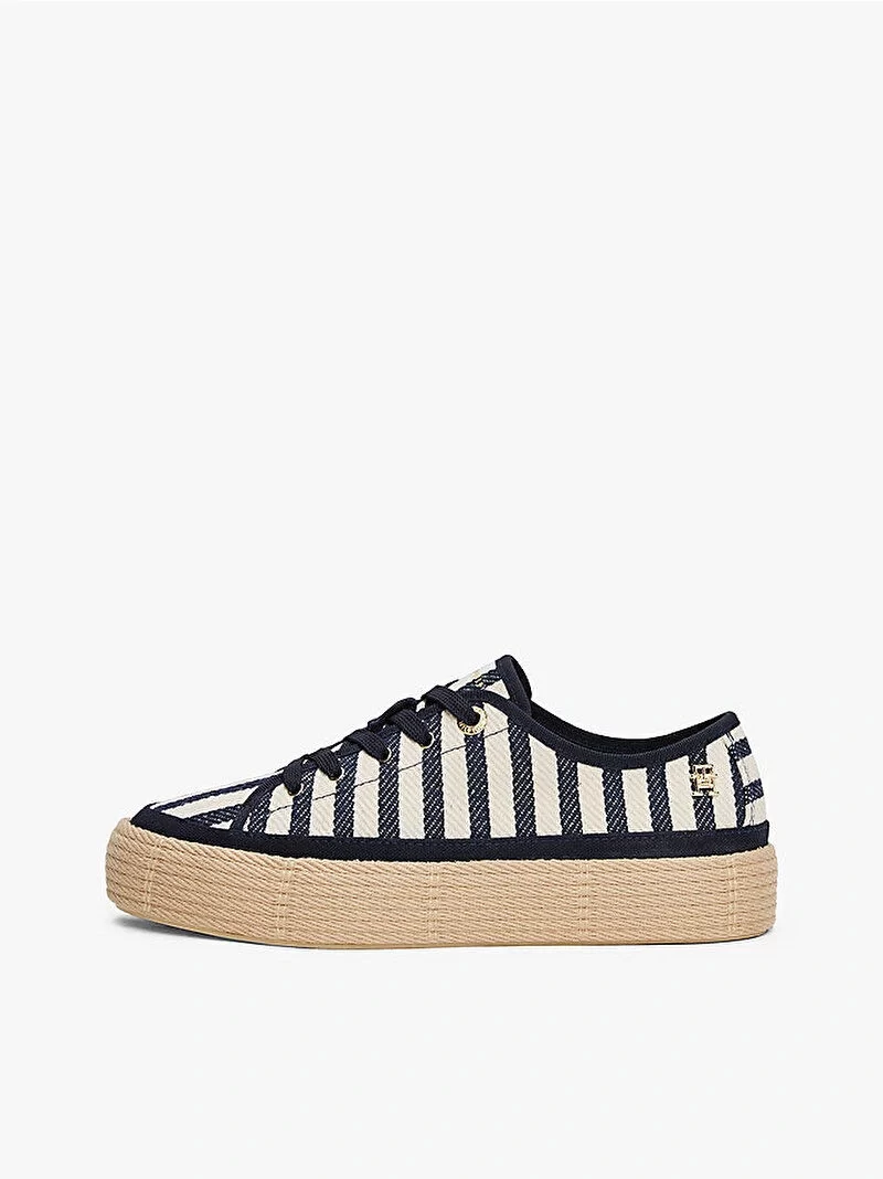 Tommy Hilfiger Kadın İpli Vulkanize Sneaker