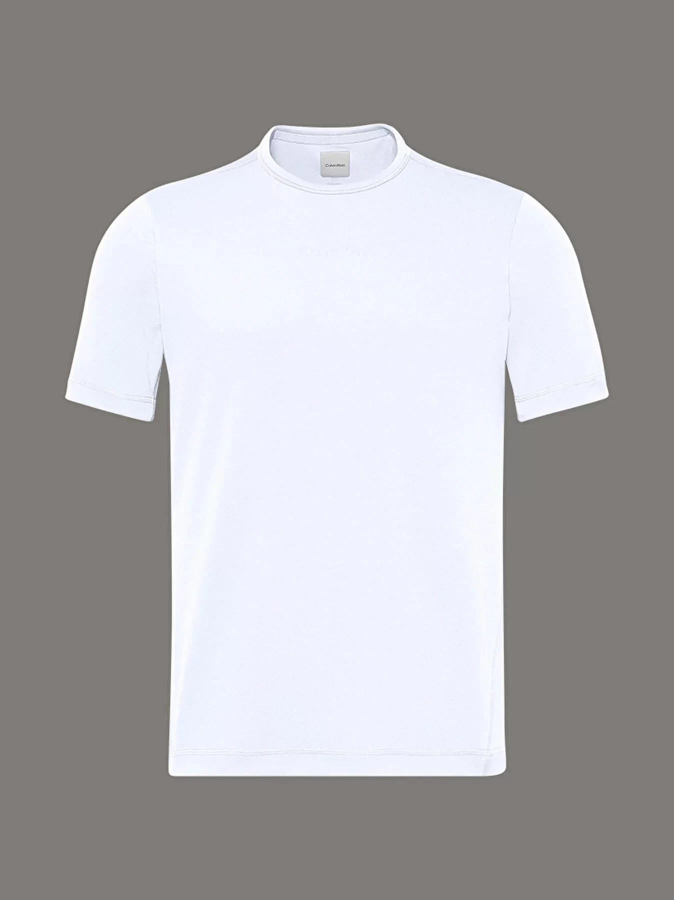 Calvin Klein Erkek Beyaz Logolu T-Shirt