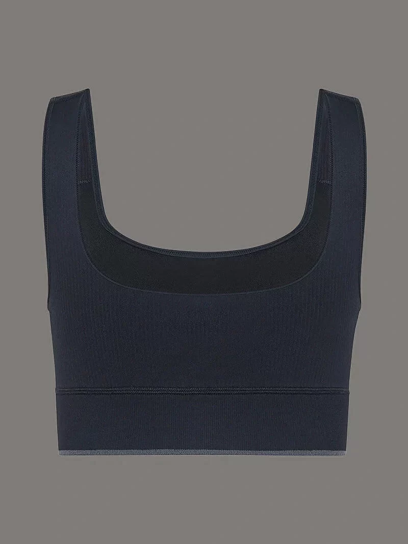 Calvin Klein Kadın Siyah Bel Lastikli Spor Büstiyer