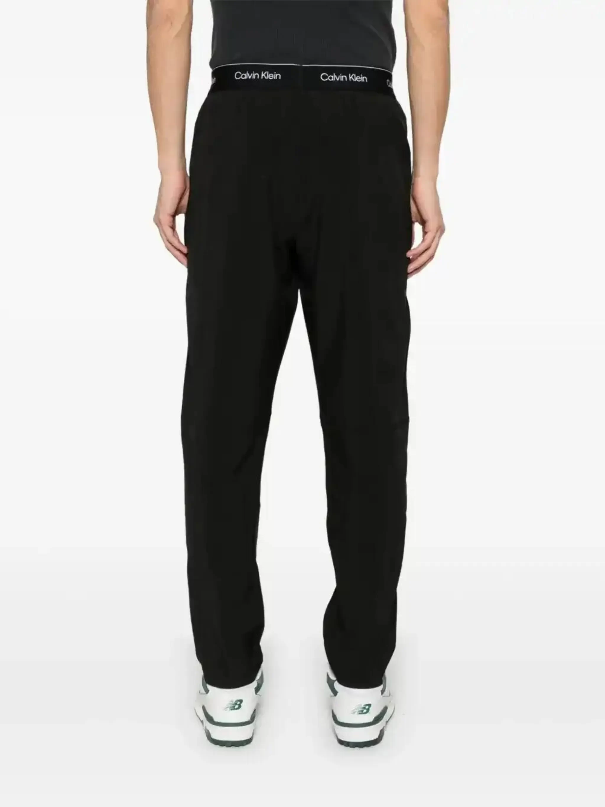 Calvin Klein Siyah Logo Bel Bantlı Eşofman Altı