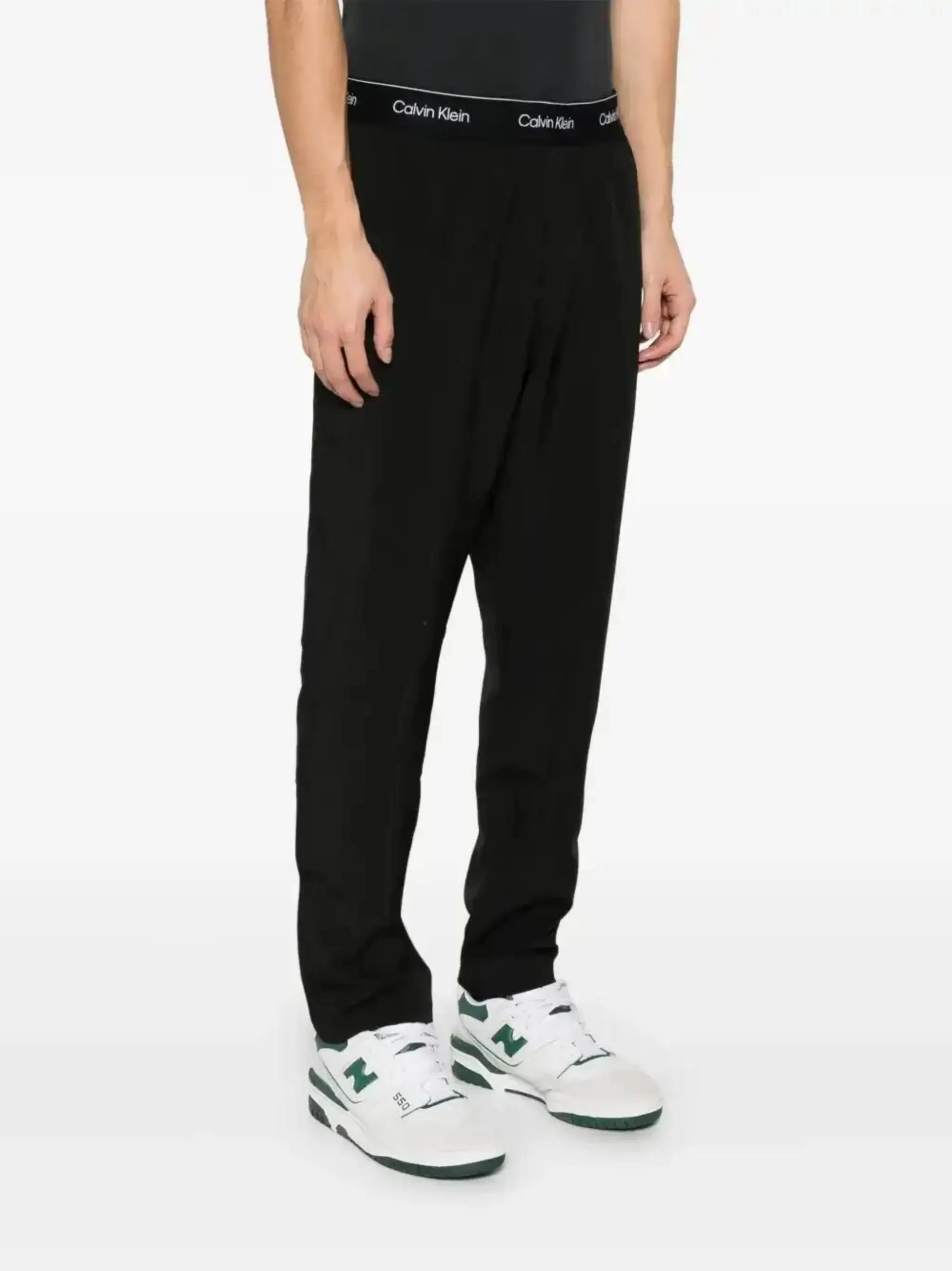 Calvin Klein Siyah Logo Bel Bantlı Eşofman Altı