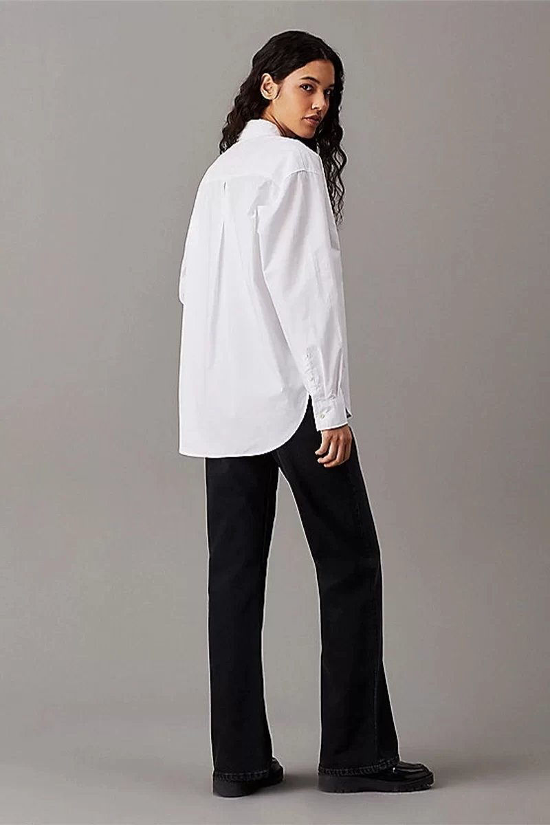 WOVEN LABEL RELAXED SHIRT