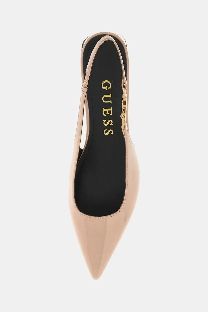 Guess Zabela Kadın Krem Topuklu Ayakkabı FLPZABPAF05-NUDE