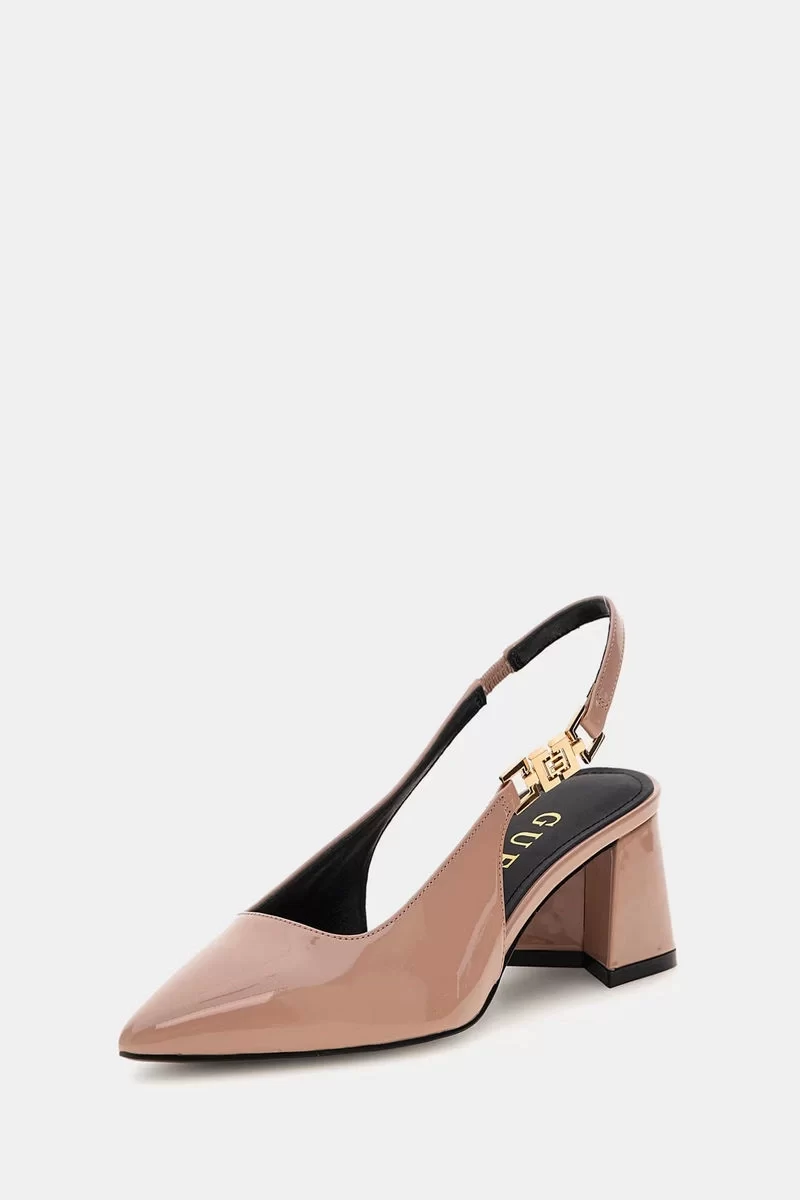 Guess Zabela Kadın Krem Topuklu Ayakkabı FLPZABPAF05-NUDE