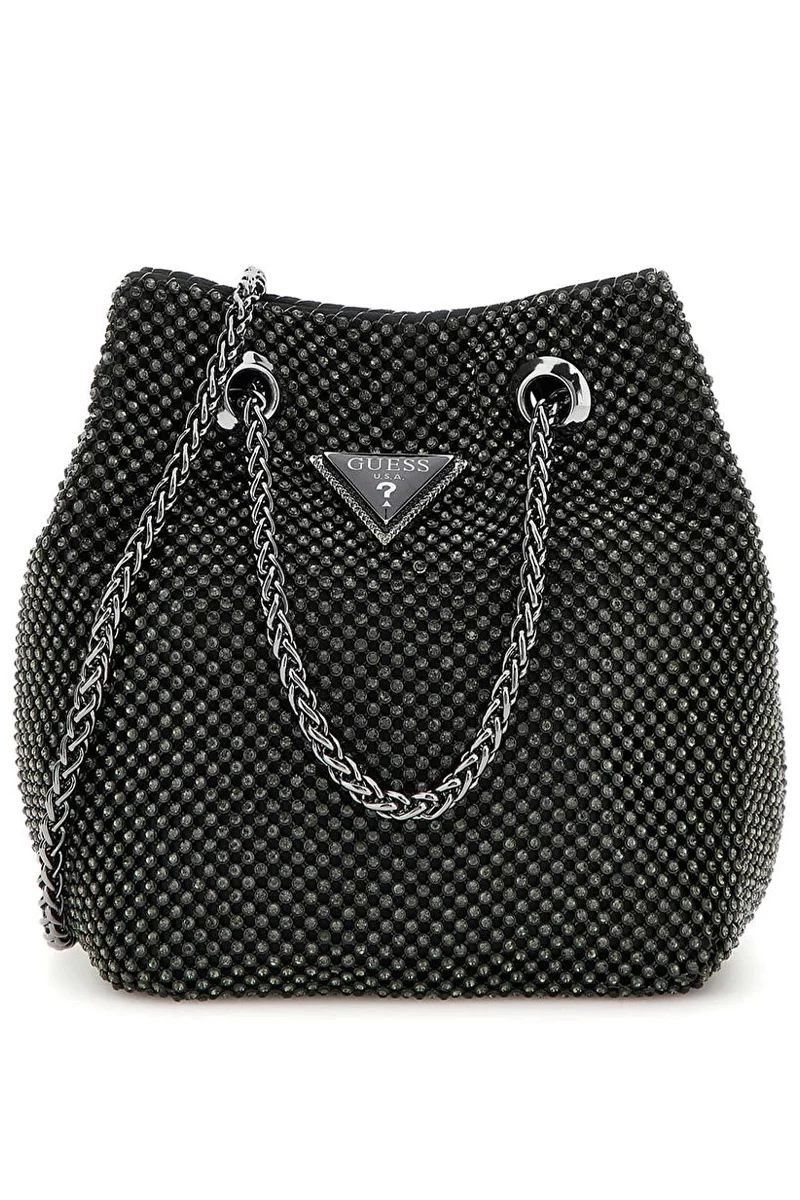Guess Zalına Pouch Kadın Siyah Omuz Çantası HWRB9350750-BLA