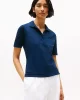 Tommy Hilfiger  Kadın Mavi Polo Yaka T-Shirt