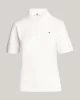 Tommy Hilfiger Kadın Beyaz  Logolu T-Shirt