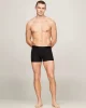 Tommy Hilfiger Erkek 3lü Tonal Logolu Siyah Boxer