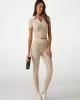 Guess 4G Rhombus Leggıngs Seamless Kadın Krem Tayt V5RB04Z3LF0-FN4R